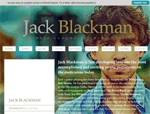 Tablet Screenshot of jackblackman.com